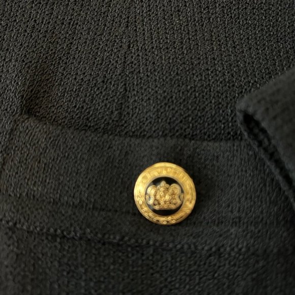 St John Basics Black Sweater Jacket Size 2 - Picture 3 of 6